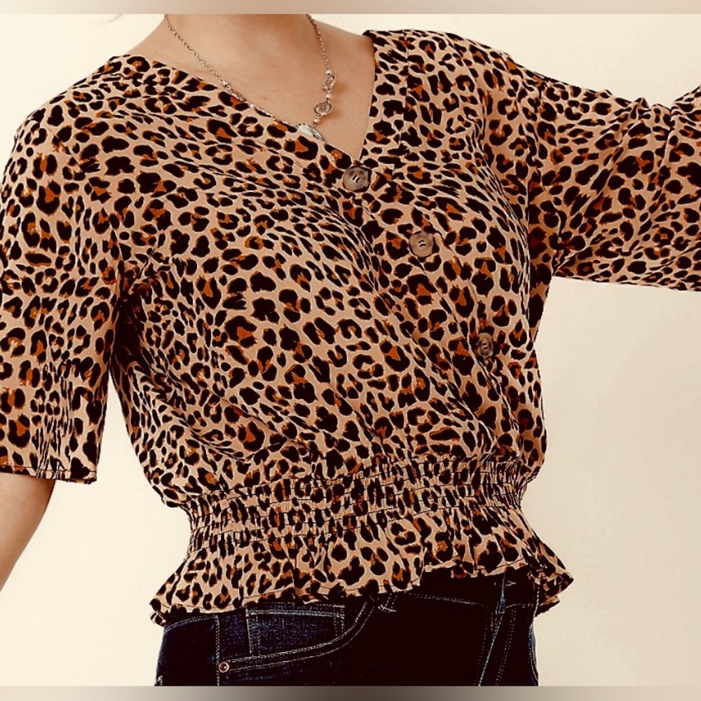 Maurices Leopard Print Top